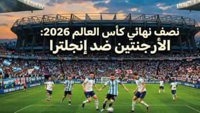 القنوات الناقلة لمباراة الأرجنتين وإنجلترا اليوم في نصف نهائي كأس العالم 2026 وموعد انطلاق اللقاء