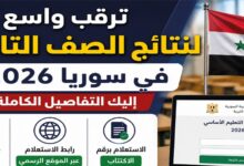وزارة التربية السورية تعلن طريقة الاستعلام عن نتائج الصف التاسع 2026 والرابط الرسمي