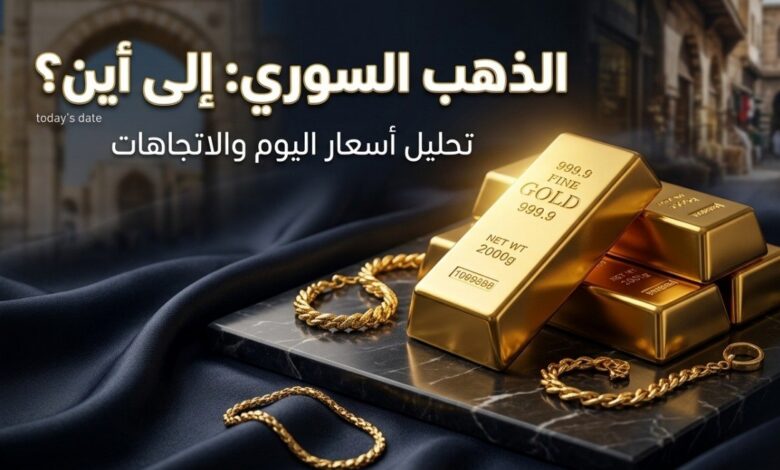 تحديث أسعار الذهب في سوريا اليوم.. استقرار عيار 21 وترقب تحركات الأونصة