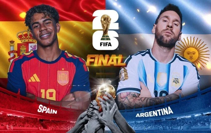 مباراة إسبانيا والأرجنتين اليوم في نهائي كأس العالم 2026.. التشكيل المتوقع وموعد اللقاء