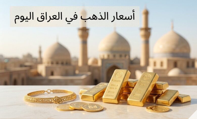 سعر الذهب في العراق اليوم السبت 4 يوليو 2026.. أحدث أسعار عيار 21 و24
