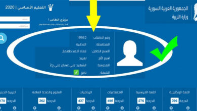 نتائج الصف التاسع سوريا 2026 بالاسم ورقم الاكتتاب عبر وزارة التربية السورية.. رابط الاستعلام الرسمي