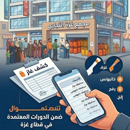 رابط فحص غاز الطهي في غزة اليوم.. كشوفات المستفيدين وأسماء الموزعين المعتمدين