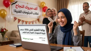 اعرف نتيجتك الآن.. رابط نتيجة الدبلومات الفنية 2026 برقم الجلوس عبر بوابة التعليم الفني