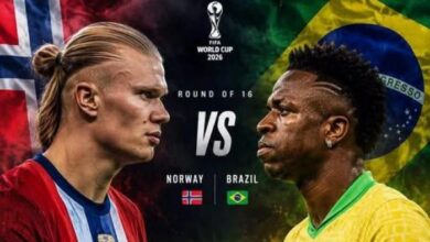 موعد مباراة البرازيل ضد النرويج في كأس العالم 2026 والقنوات الناقلة والمعلق والتشكيل المتوقع