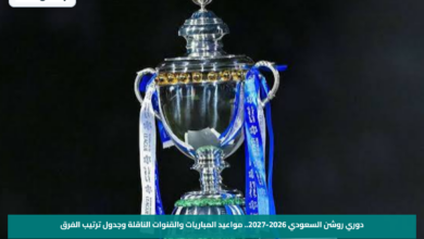 دوري روشن السعودي 2026-2027.. مواعيد المباريات والقنوات الناقلة وجدول ترتيب الفرق