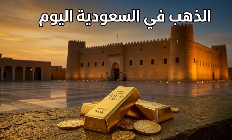 أسعار الذهب اليوم في السعودية.. سعر عيار 24 و21 الآن
