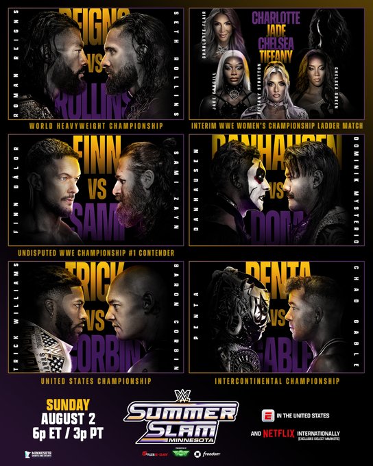 كيفية متابعة SummerSlam 2026 أونلاين.. الموعد والنزالات وأبرز نجوم العرض