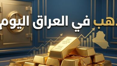 سعر الذهب اليوم في بغداد وأربيل الخميس 13 أغسطس 2026.. انخفاض بعد موجة الارتفاعات