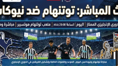 مباراة توتنهام ونيوكاسل اليوم.. الموعد والقنوات الناقلة وتشكيل الفريقين في الدوري الإنجليزي