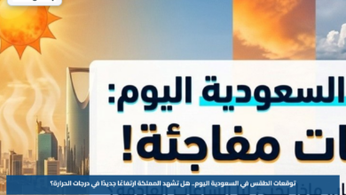توقعات الطقس في السعودية اليوم.. هل تشهد المملكة ارتفاعًا جديدًا في درجات الحرارة؟