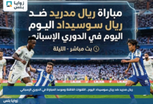 ريال مدريد ضد ريال سوسيداد اليوم.. القنوات الناقلة وموعد المباراة في الدوري الإسباني
