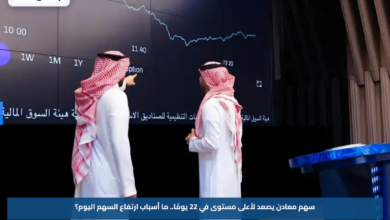 سهم معادن يصعد لأعلى مستوى في 22 يومًا.. ما أسباب ارتفاع السهم اليوم؟