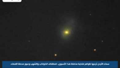 سماء الأردن تزينها ظواهر فلكية مذهلة هذا الأسبوع.. اصطفاف الكواكب والشهب وعبور محطة الفضاء