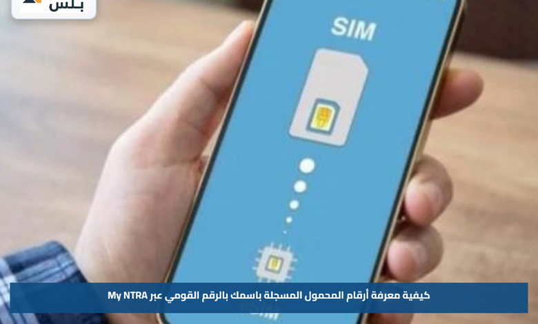 كيفية معرفة أرقام المحمول المسجلة باسمك بالرقم القومي عبر My NTRA