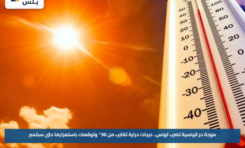 موجة حر قياسية تضرب تونس.. درجات حرارة تقترب من 50° وتوقعات باستمرارها حتى سبتمبر