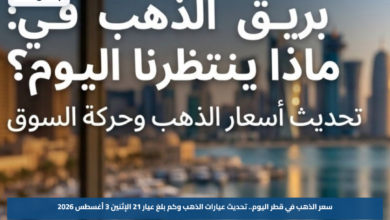 سعر الذهب في قطر اليوم.. تحديث عيارات الذهب وكم بلغ عيار 21 الإثنين 3 أغسطس 2026