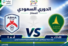 موعد مباراة أبها والخليج.. القنوات الناقلة وكيفية المشاهدة أونلاين