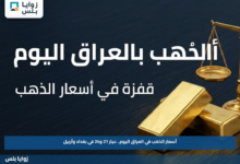 أسعار الذهب في العراق اليوم.. عيار 21 و24 في بغداد وأربيل