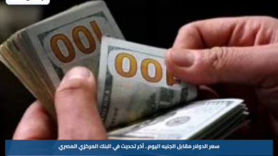 سعر الدولار مقابل الجنيه اليوم.. آخر تحديث في البنك المركزي المصري