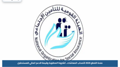 منحة القطع 2026 لأصحاب المعاشات.. الشروط المطلوبة وقيمة الدعم المالي للمستحقين