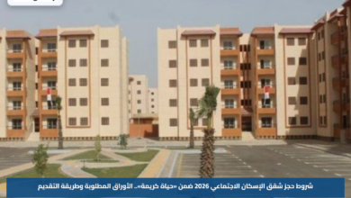 شروط حجز شقق الإسكان الاجتماعي 2026 ضمن «حياة كريمة».. الأوراق المطلوبة وطريقة التقديم