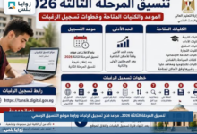 تنسيق المرحلة الثالثة 2026.. موعد فتح تسجيل الرغبات ورابط موقع التنسيق الرسمي