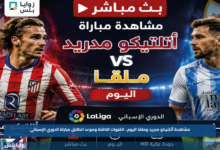 مشاهدة أتلتيكو مدريد وملقا اليوم.. القنوات الناقلة وموعد انطلاق مباراة الدوري الإسباني