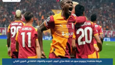 طريقة مشاهدة إيرزوروم سبور ضد غلطة سراي اليوم.. الموعد والقنوات الناقلة في الدوري التركي