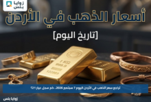 تراجع سعر الذهب في الأردن اليوم 7 سبتمبر 2026.. كم سجل عيار 21؟