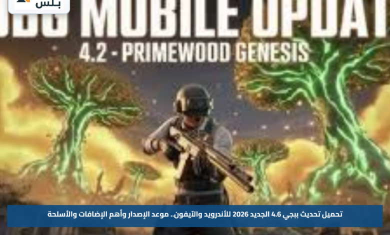 تحميل تحديث ببجي 4.6 الجديد 2026 للأندرويد والآيفون.. موعد الإصدار وأهم الإضافات والأسلحة