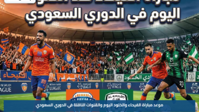 موعد مباراة الفيحاء والخلود اليوم والقنوات الناقلة في الدوري السعودي