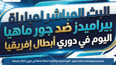 بيراميدز وجورماهيا مباشر اليوم.. تابع المباراة والنتيجة لحظة بلحظة في دوري أبطال إفريقيا