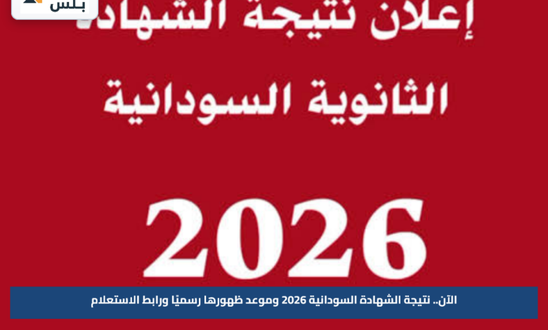الآن.. نتيجة الشهادة السودانية 2026 وموعد ظهورها رسميًا ورابط الاستعلام