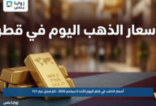 أسعار الذهب في قطر اليوم الأحد 6 سبتمبر 2026.. كم سجل عيار 21؟