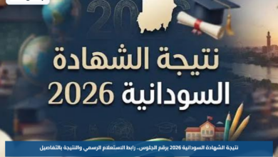 نتيجة الشهادة السودانية 2026 برقم الجلوس.. رابط الاستعلام الرسمي والنتيجة بالتفاصيل