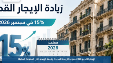 الإيجار القديم 2026.. موعد الزيادة الجديدة وقيمة الإيجار خلال السنوات المقبلة