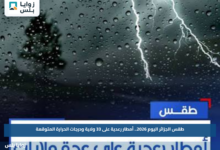 طقس الجزائر اليوم 2026.. أمطار رعدية على 33 ولاية ودرجات الحرارة المتوقعة