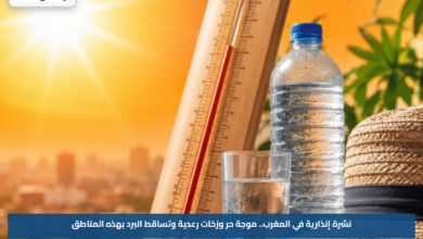نشرة إنذارية في المغرب.. موجة حر وزخات رعدية وتساقط البرد بهذه المناطق