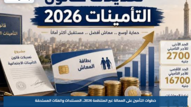 خطوات التأمين على العمالة غير المنتظمة 2026.. المستندات والفئات المستحقة