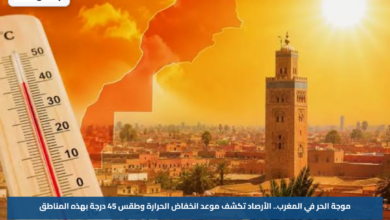 موجة الحر في المغرب.. الأرصاد تكشف موعد انخفاض الحرارة وطقس 45 درجة بهذه المناطق