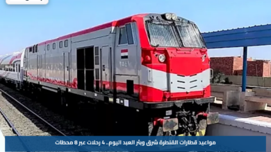 مواعيد قطارات القنطرة شرق وبئر العبد اليوم.. 4 رحلات عبر 8 محطات